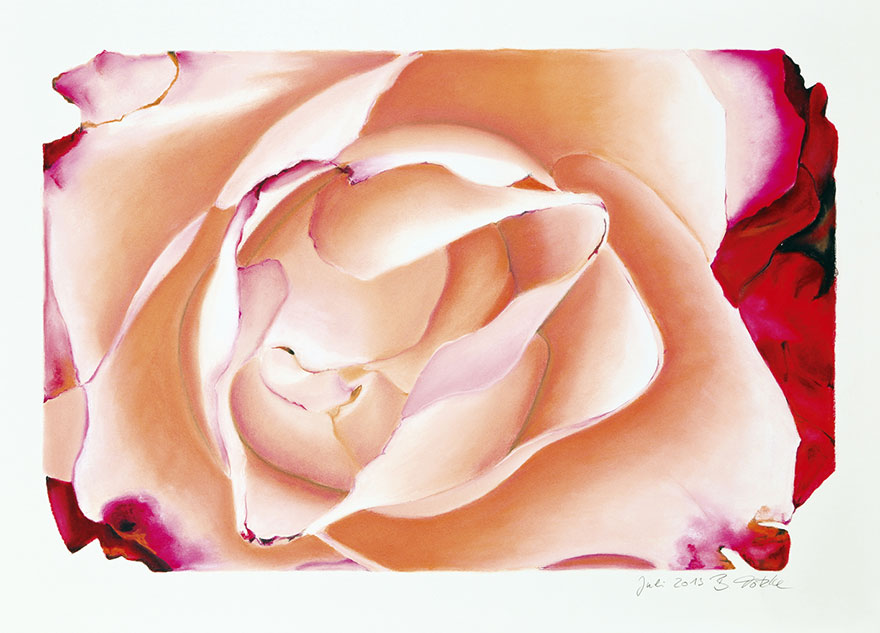 RosenPastellkreide,Birgit Totzke,Rosen,Blumenbilder